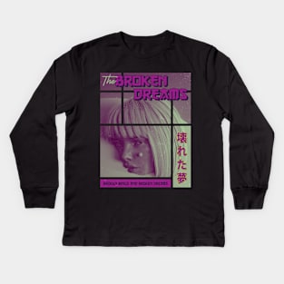 The Broken Dreams - Anime Style Kids Long Sleeve T-Shirt